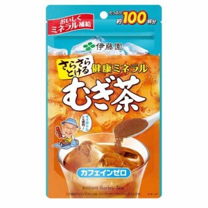 伊藤園 健康ミネラルむぎ茶 粉末 チャック付き袋タイプ(80g)[麦茶]