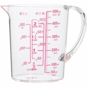 ENJOY KITCHEN 大きい目盛耐熱計量カップ500ml C-4742(1個)[調理器具 その他]