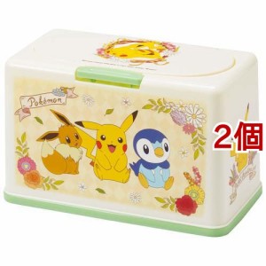 スケーター 抗菌 マスクストッカー リフトアップ式 ポケモンアンティーク(2個セット)[マスク その他]