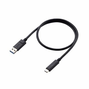 エレコム カメラケーブル Type-Cケーブル USBA-USBC USB3.1 50cm DGW-U3AC05NBK(1個)[情報家電　その他]