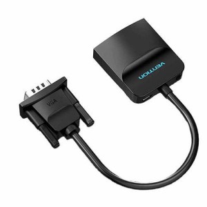 VENTION VGA to HDMI 変換ケーブル 1方向タイプ イヤホンジャック付 0.15m AC-2731(1個)[情報家電　その他]