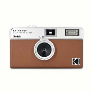 Kodak EKTAR H35 フィルムカメラ ハーフフレーム ブラウン(1台)[映像関連　その他]