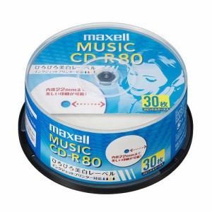 マクセル 音楽用CD-R CDRA80WP.30SP(30枚入)[CDメディア]