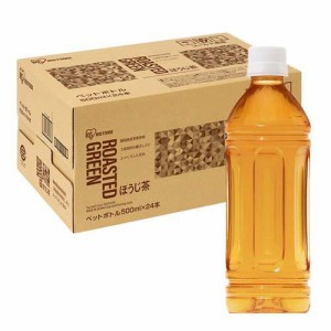 【訳あり】アイリス ほうじ茶 ラベルレス(500ml×24本入)[ほうじ茶]