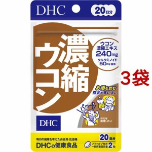 DHC 濃縮ウコン 20日(40粒*3袋セット)[ウコン(うこん)]