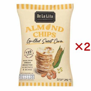 De La Lita アーモンドチップス スイートコーン風味(25g×2セット)[輸入菓子]