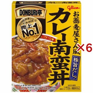 グリコ DONBURI亭 お蕎麦屋さん風 カレー南蛮丼(165g×6セット)[レンジ調理食品]