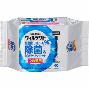 ウィルテクト 高濃度アルコール除菌＆ふき取りウェットシート つめ替用(50枚入)[ウェットティッシュ]