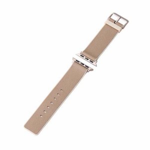 エレコム Apple Watch用ハイブリッドレザーバンド 41／40／38mm グレー*ピンク(1個)[情報家電　その他]