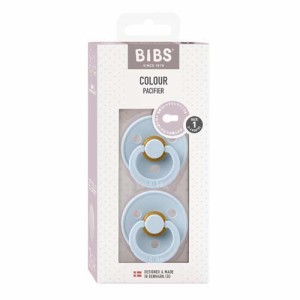 BIBS おしゃぶり カラー 2PK サイズ1 Baby Blue／Baby Blue(2個入)[おしゃぶり]