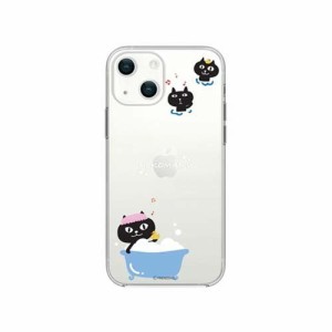 ネコマンジュウ iPhone 13 mini ソフトクリアケース バスタイム ABF21713i13MN(1個)[ケース・ジャケット]