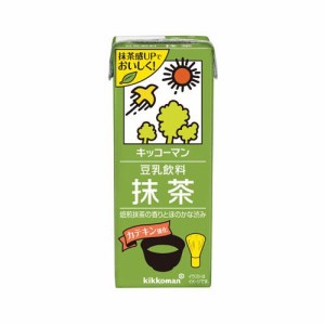 キッコーマン 豆乳飲料 抹茶(200ml*18本入)[豆乳]