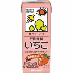 キッコーマン 豆乳飲料 いちご(200ml*18本入)[豆乳]