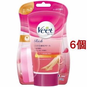 ヴィート リッチ Veet Rich バスタイム除毛クリーム しっかり除毛(150g*6個セット)[除毛剤・脱毛剤]