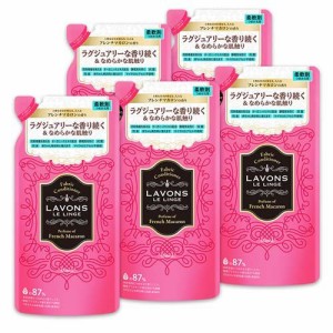 ラボン ルランジェ 柔軟剤 詰め替え フレンチマカロンの香り(480ml*5コセット)[つめかえ用柔軟剤(液体)]