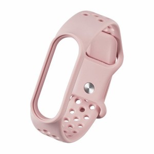 エレコム Xiaomi Mi Smart Band 6／5 交換 バンド ベルト Mサイズ ピンク(1個)[生活用品 その他]