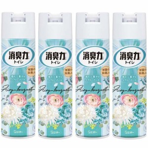 トイレの消臭力スプレー エアリーブーケ(365ml*4本セット)[トイレ用 消臭・芳香スプレー]