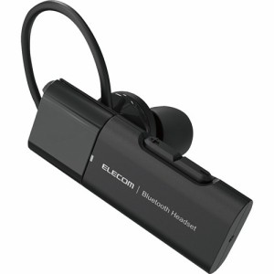エレコム ヘッドセット Bluetooth 片耳 ハンズフリー Type-C ブラック LBT-HSC10PCBK(1個)[ヘッドセット・イヤホン類]