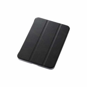 エレコム iPad mini ケース 2アングル レザー 手帳 ブラック TB-A21SWV2BK(1個)[ケース・ジャケット]
