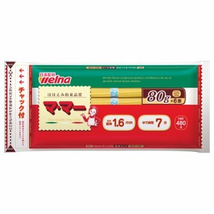 マ・マー チャック付 80g結束スパゲティ 1.6mm(480ｇ)[パスタ]