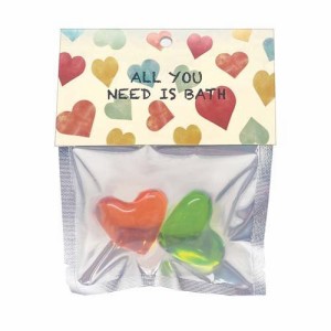 ALL YOU NEED IS BATH アプリコット＆グリーンアップル(2個)[入浴剤 その他]