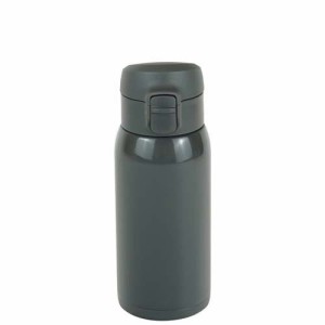 モテコ ワンタッチ栓マグボトル 350ml グレー RH-1673(1個)[水筒]