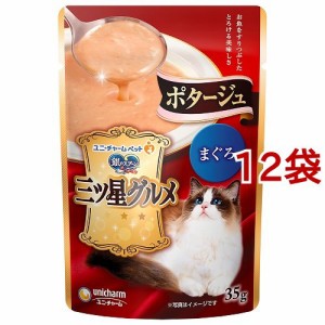 銀のスプーン 三ツ星グルメ ポタージュ まぐろ(35g*12袋セット)[キャットフード(ウェット)]