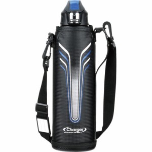 チャージャーネオ ダイレクトボトル 1500ml ブルー ブラック ポーチ付 HB-5253(1本)[水筒]