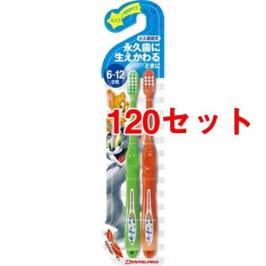 トム＆ジェリーハブラシ 6才〜12才 永久歯用(2本入*120セット)[子供用歯ブラシ]