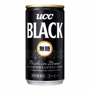 UCC ブラック無糖 缶(185g*30本入)[缶コーヒー(無糖)]