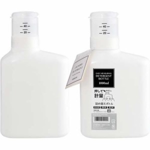 押して計量 洗剤ボトル 1000ml 詰め替え用ボトル(2個)[洗濯用品 その他]