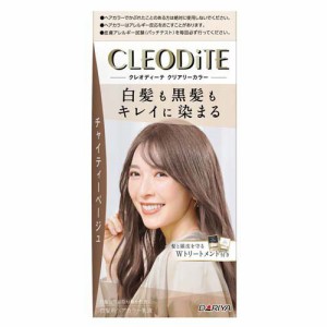 クレオディーテ クリアリーカラー 白髪用 チャイティーベージュ(1セット)[白髪染め 女性用]