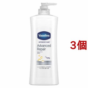 ヴァセリン アドバンスドリペアボディローション 無香性(400ml*3個セット)[ボディローション]