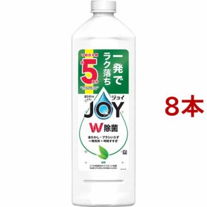 ジョイ W除菌 食器用洗剤 緑茶 詰め替え(670ml*8本セット)[食器用洗剤]