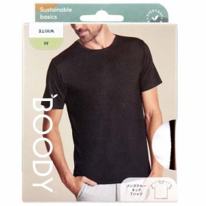 BOODY メンズ クルーネックTシャツ Mサイズ ホワイト(1枚)[Tシャツ(アパレル(男性用))]