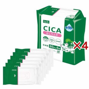 CICA(シカ) ベビー用 おしりふき(6個入×4セット(1個80枚))[おしりふき 詰め替え]