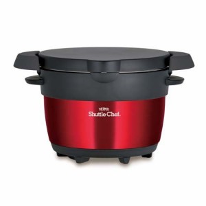 サーモス 真空保温調理器シャトルシェフ 1.6L ピュアレッド KBB-1602 PR(1個)[鍋]