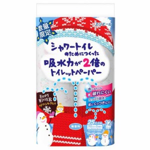 【企画品】エリエール シャワートイレ吸水力が2倍のトイレットペーパー ダブル ウィンター(12ロール)[トイレットペーパー ダブル]