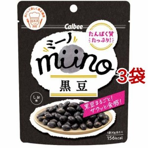 miino 黒豆しお味(30g*3袋セット)[スナック菓子]