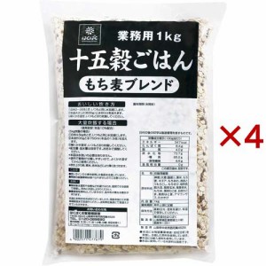 はくばく 業務用 十五穀ごはん もち麦ブレンド(1kg×4セット)[雑穀米]