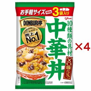 グリコ DONBURI亭 中華丼(3袋×4セット(1袋160g))[乾物・惣菜 その他]