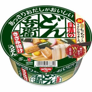 日清のあっさりおだしがおいしいどん兵衛 きざみ揚げうどん ケース(68g*12食入)[カップ麺]