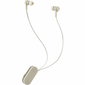 エレコム ワイヤレスイヤホン Bluetooth5.0 両耳 コードあり 巻き取り式 LBT-HPC17WH(1個)[ヘッドセット・イヤホン類]