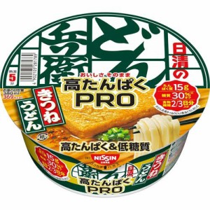 日清のどん兵衛PRO 東 高たんぱく＆低糖質 きつねうどん ケース(88g*12食入)[カップ麺]