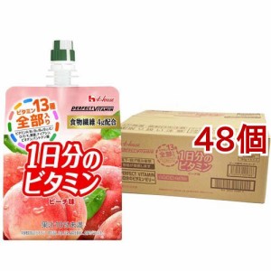 PERFECT VITAMIN 1日分のビタミンゼリー 食物繊維 パウチ(180g*48個セット)[ダイエットゼリー]