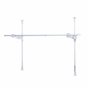 つっぱり式窓枠物干し (高さ90-150cm) TM-K1W(1台)[もの干し・スタンド]