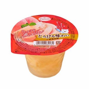 たらみ ゼリー とろける味わい ご褒美白桃(200g×6個)[ゼリー]