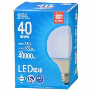 LED電球 ボール電球形 E26 40形相当 G80 昼光色(1個)[蛍光灯・電球]