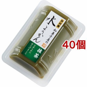 井村屋 和菓子屋の水ようかん 抹茶(83g*40個セット)[和菓子]