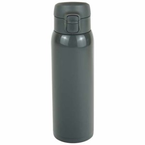 モテコ ワンタッチ栓マグボトル 500ml グレー RH-1675(1個)[水筒]